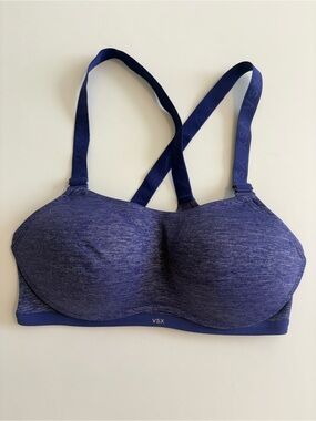 VSX Heathered Purple Crossback Sports Bra 38C